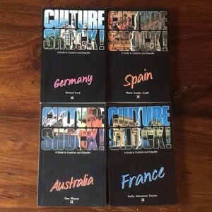 4 Culture Shock! Guide Books (Set of 4) Australia France Germany Spain